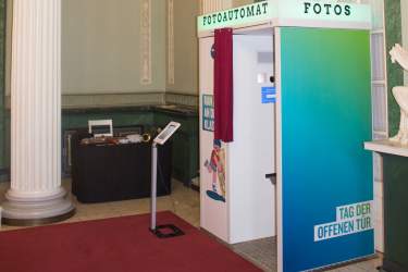 Knips-O-Mat Fotoautomat Konzerthaus mit Branding