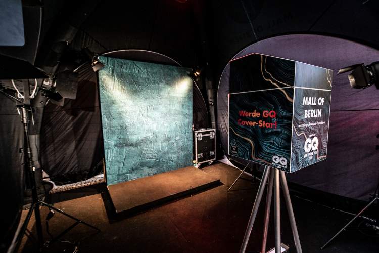 Knips-O-Mat Fotobox Videobooth Dauervermietung GQ Mall of Berlin