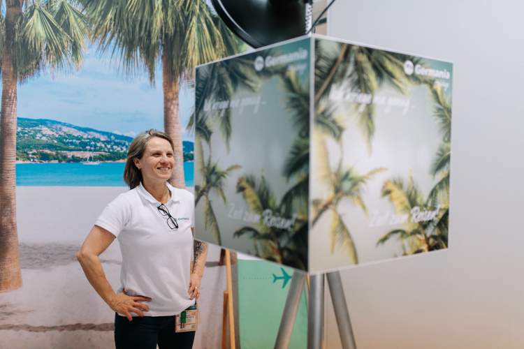 Knips-O-Mat Fotobox Vermietung Messe Germania