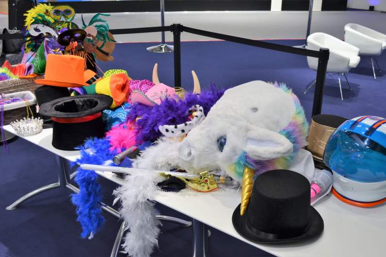 Fotobox mit Greenscreen auf Kongress in Berlin