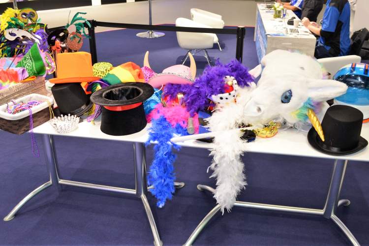 Fotobox mit Greenscreen auf Kongress in Berlin