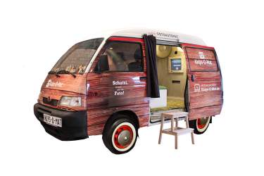 Knips-O-Mat Fotobus Fotomobil Produktfoto weiß