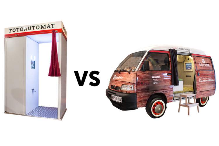 Fotoautomat vs. Fotobus / Fotomobil