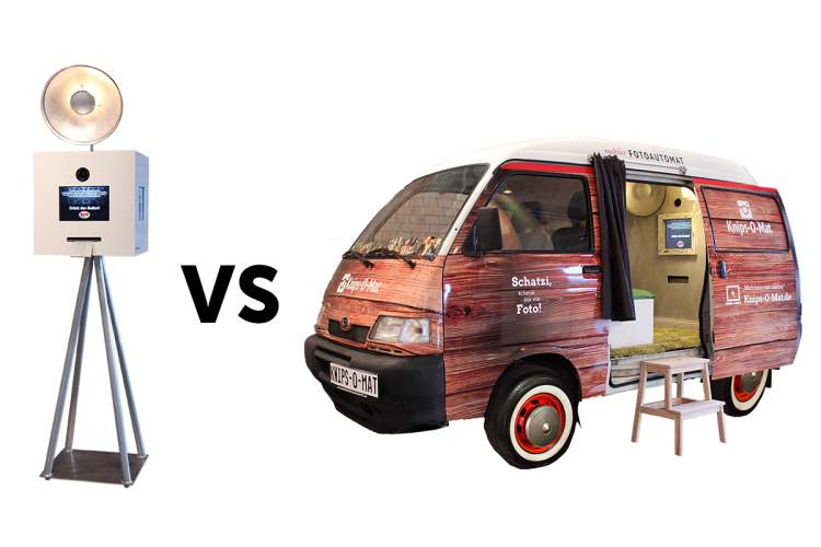 Fotobox Premium vs. Fotobus / Fotomobil