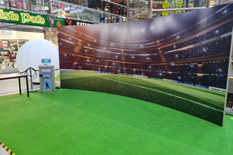 Fotostation mit Spezialkonstruktion