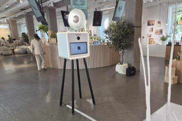 Knips-O-Mat Fotobox Ultra bei einem Roadshow Event